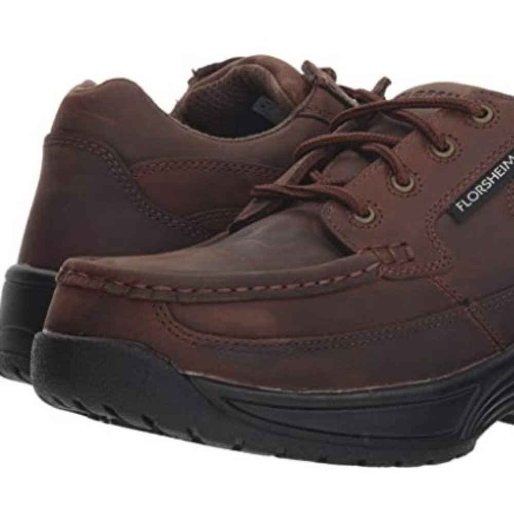 Florsheim Work Men's FS2430 Slip-Resistant Work Shoe 7.5 100% Leather Brand New!